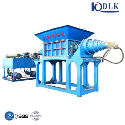 PLC Controlled Hydraulic Power Double-Shaft Shredder with High Alloy 42CrMo Blade for Steel and Plastic Recycling