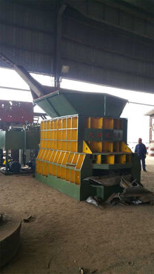 Cizalla horizontal para chatarra WS-500 con fuerza de corte máxima de 5000kn, longitud de hoja de 1400/1600 mm y tasa de producción de 6-9 t/h