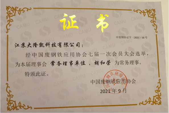 China JiangSu DaLongKai Technology Co., Ltd certificaciones