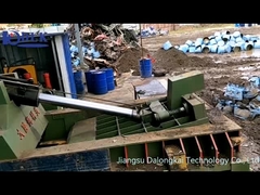 Máquina hidráulica de la prensa del pedazo del acero del metal (el lado elimina)